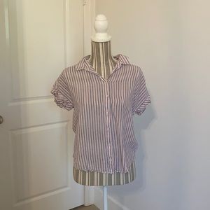 Nautical professional banana republic top